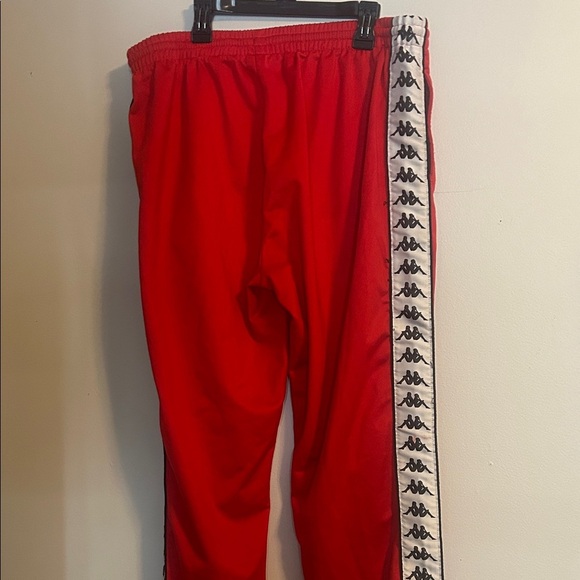 Kappa Red Joggers with Logo Side Tape - Picture 10 of 13